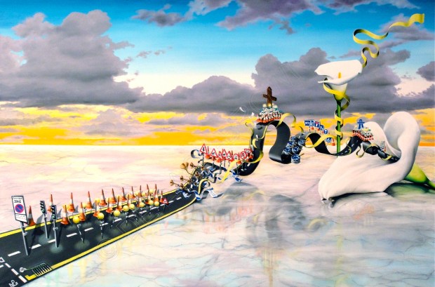 The Semana Santa Code (Oil on canvas, 2011 © Nicholas de Lacy-Brown)