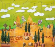 Salamanca (2012 © Nicholas de Lacy-Brown, oil on canvas, 105 cm x 90 cm)
