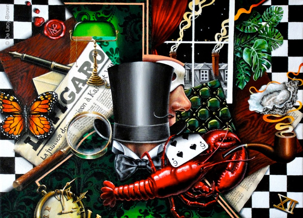 The Gentleman (in Paris) 2012 © Nicholas de Lacy-Brown, acrylic on canvas