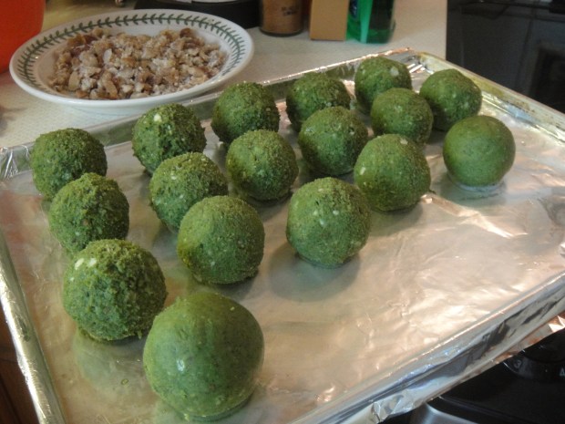 My balls pre-cooking