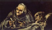 Detail from one of Goya's Black Paintings