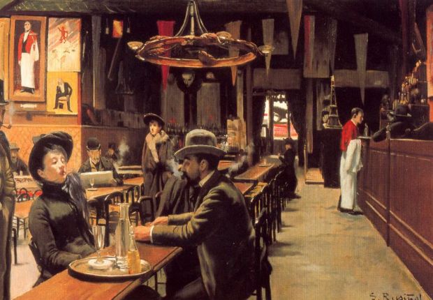 Santiago Rusiñol, Café de Montmartre (1890)