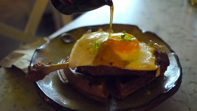 The famous duck and waffle