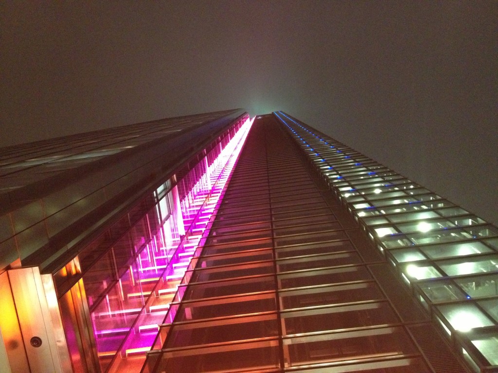 It was a long way up...