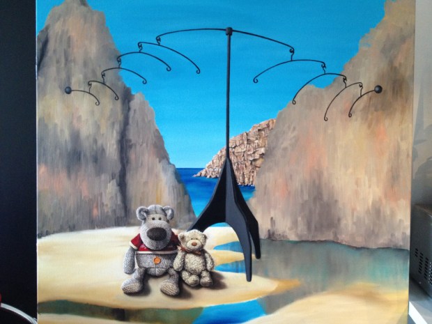 And with the "Calder" mobile, Fluffy and Bilbao