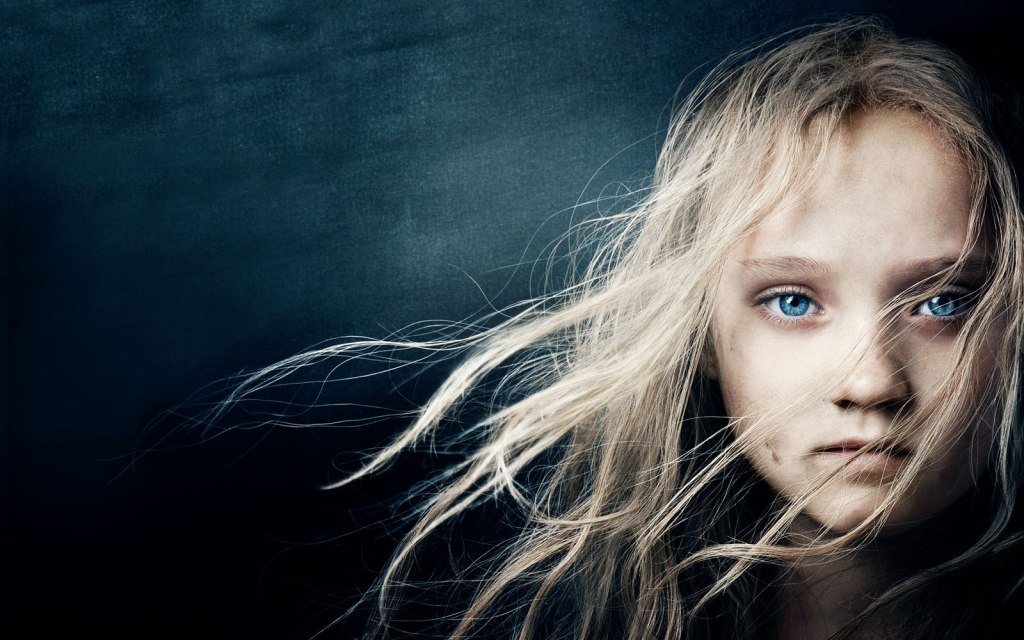 The poster image - Isabelle Allen as the young Cosette