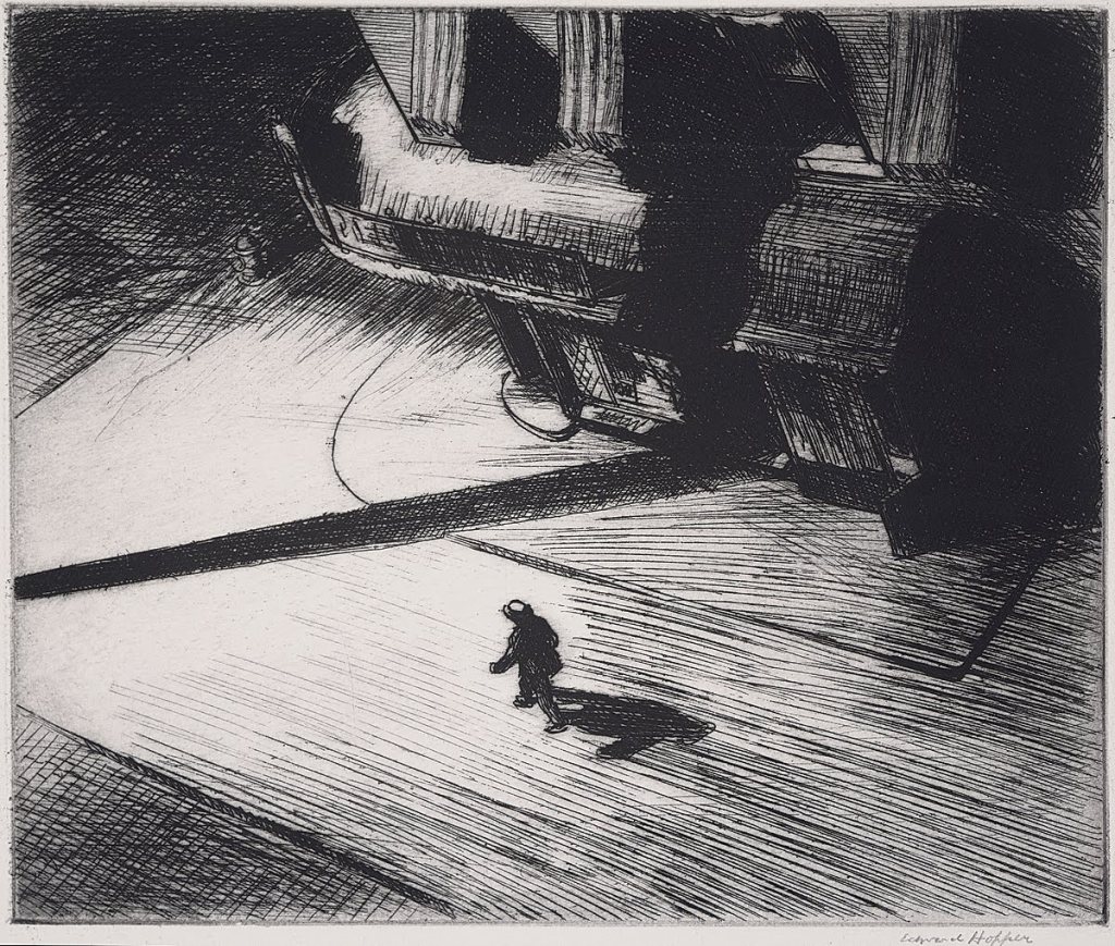 Night Shadows, 1921 (etching, © Philadelphia Museum of Art)