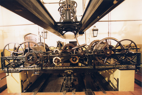 The machinery of the clock (Parliamentary copyright images are reproduced with the permission of Parliament)