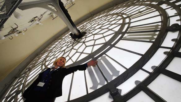 Our tour guide, Catherine Moss (AP Photo)