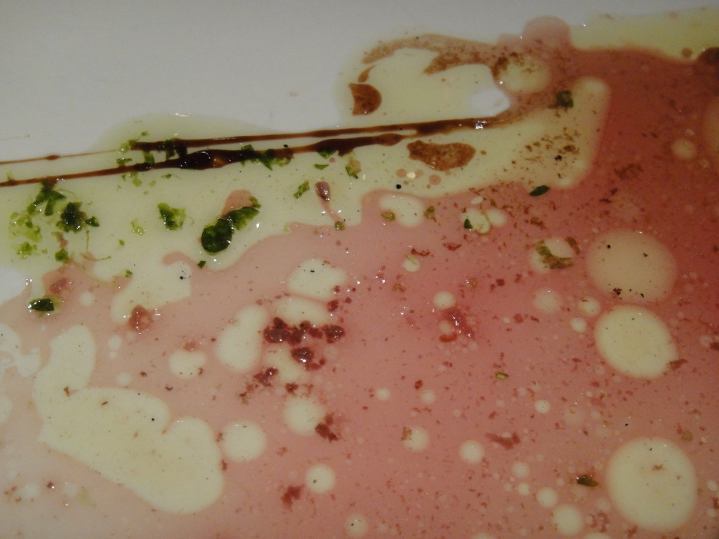 Ok, it's meat juices I know, but the marbling is beautiful