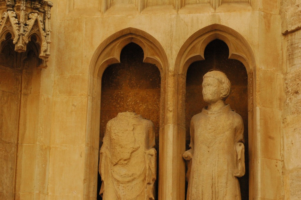 And a poor headless saint