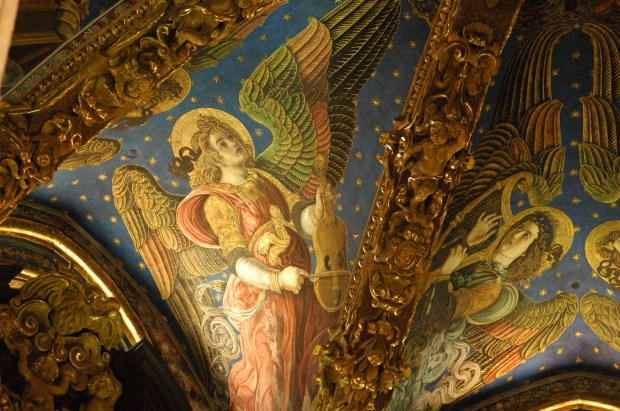 The Cathedral's gothic interior