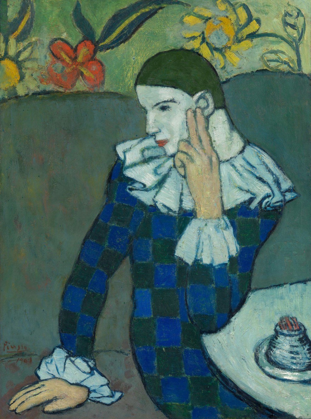 Seated Harlequin (1901)