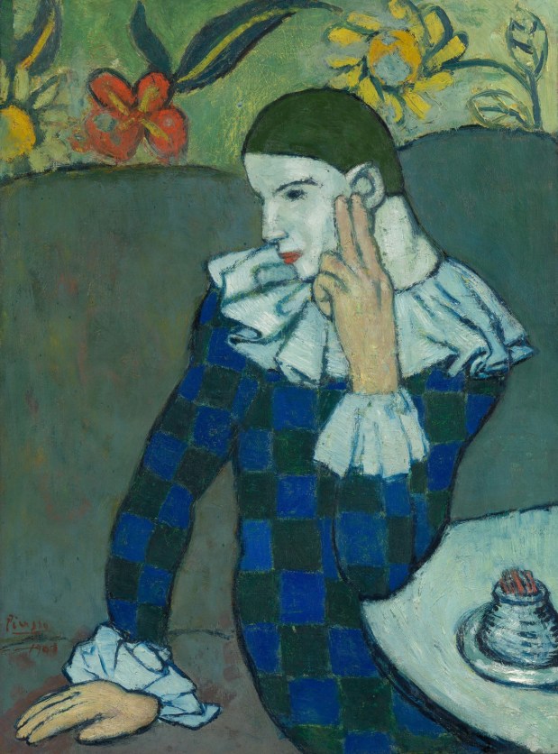 Seated Harlequin (1901)