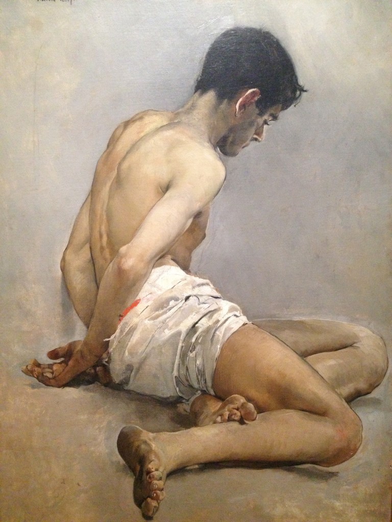 Joaquin Sorolla, Academic Study from Life (Man) (1887)