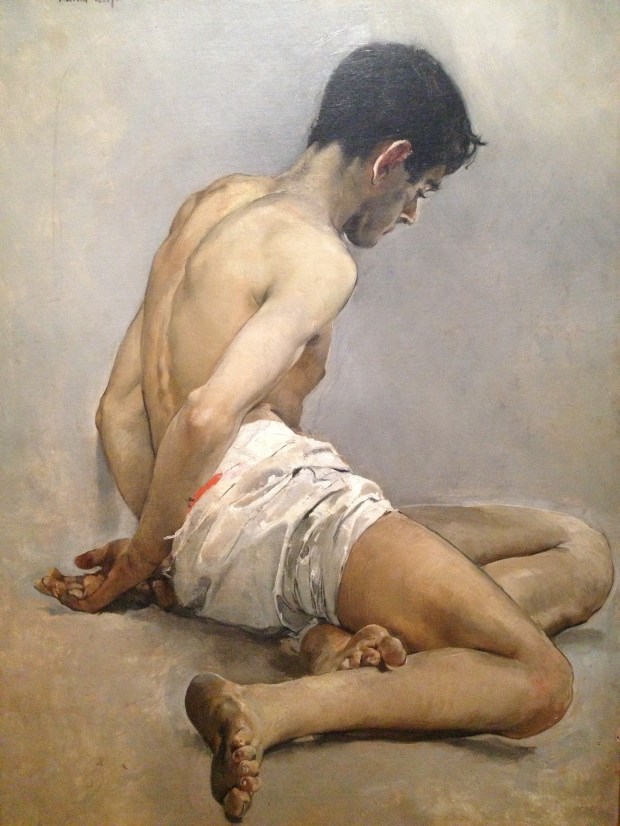 Joaquin Sorolla, Academic Study from Life (Man) (1887)