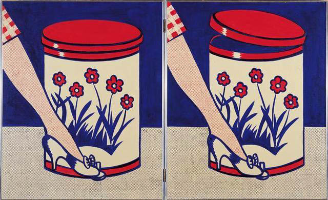 Inspired by adverts - Step-on can with leg (1961)