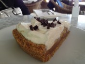 Cappuccino's Tarta de Platano is to die for...