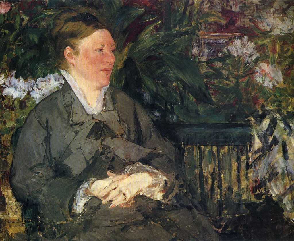 Madame Manet in the Conservatory (1879)