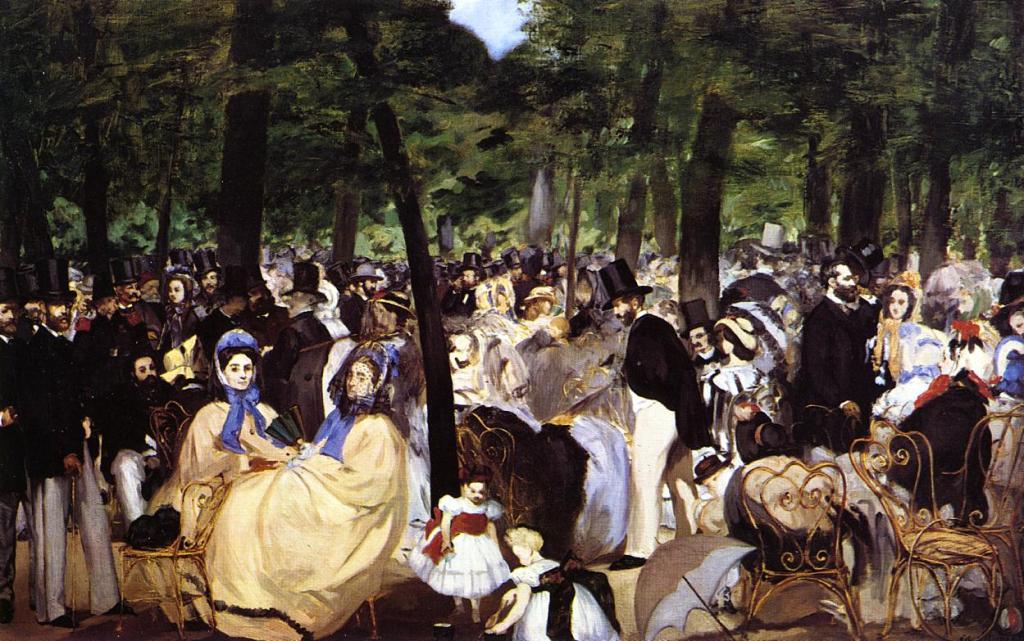 Music in the Tuleries Gardens (1862)