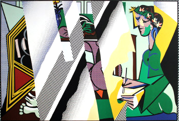 Reflections on Interior with a Girl Drawing