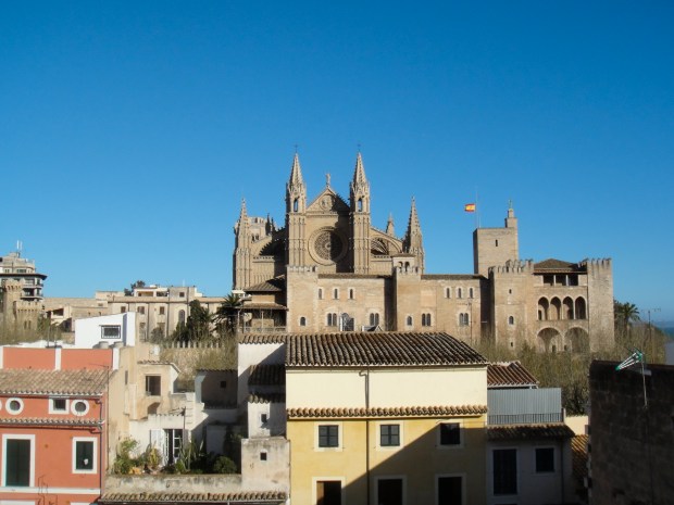 La Seu seen from the roof of the Hotel Tres