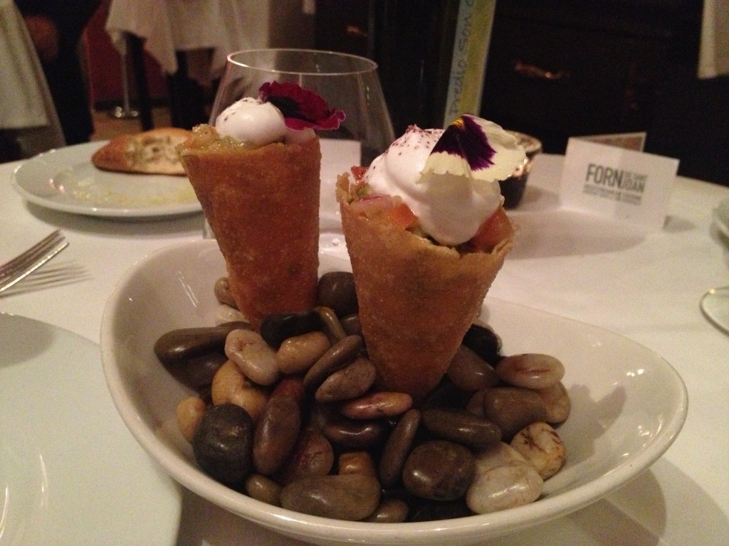 Cerviche of sea bass