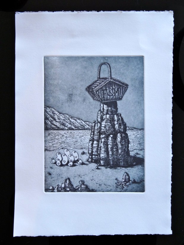 My finished tonal etching after aquatinting