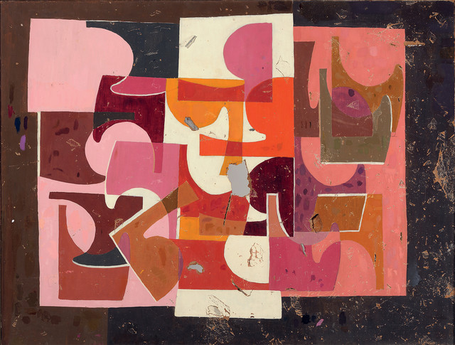 Two=One (1947-51) (complete with hole at its centre)  © Saloua Raouda Choucair Foundation