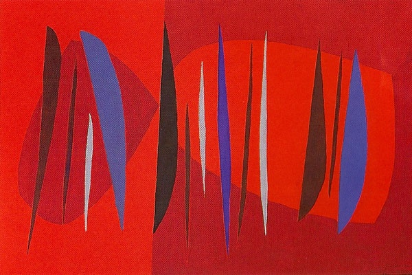 Composition with Arcs (1962-5) © Saloua Raouda Choucair Foundation