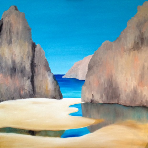 And how it looked on the first day of painting