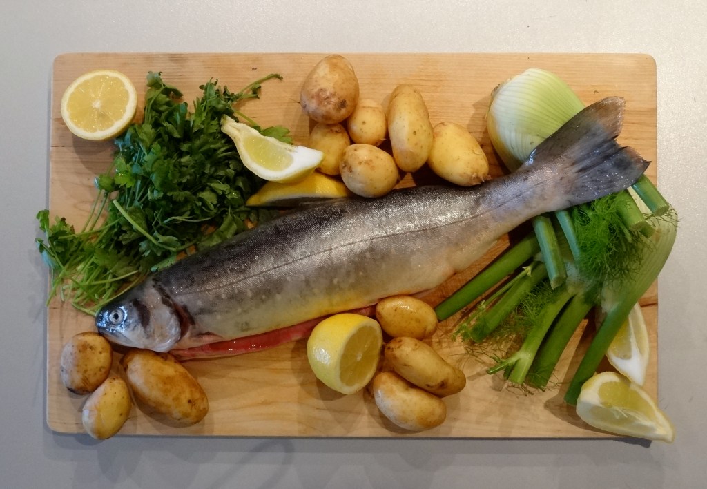 My Char and her fellow ingredients pre-papillotte