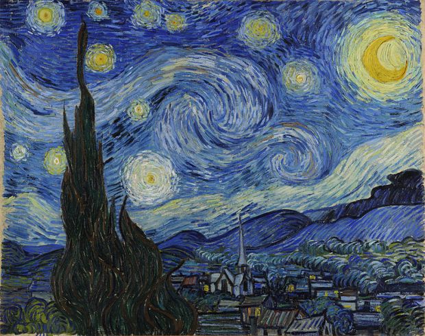 Onto Saint Remy - where Van Gogh painted: The Starry Night (1888)