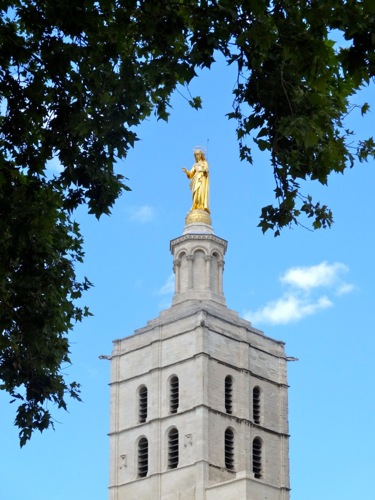 Mary atop Avignon's Cathedral