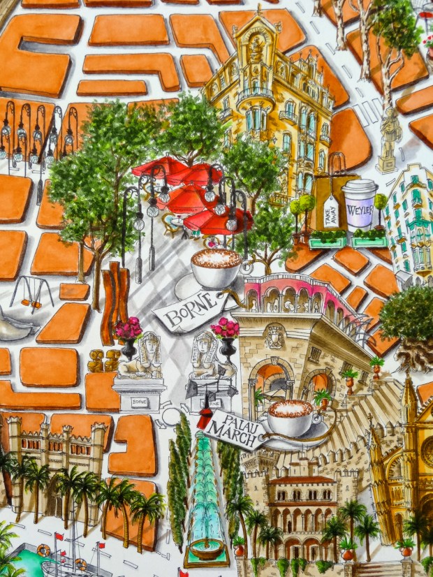 Cafes in the Borne and Palau March