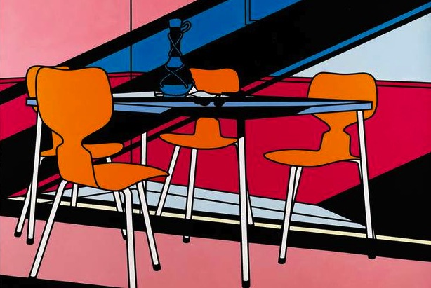Café Interior: Afternoon (1973) © The estate of Patrick Caulfield