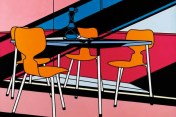 Café Interior: Afternoon (1973) © The estate of Patrick Caulfield