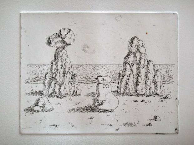 First print - before the aquatint was applied