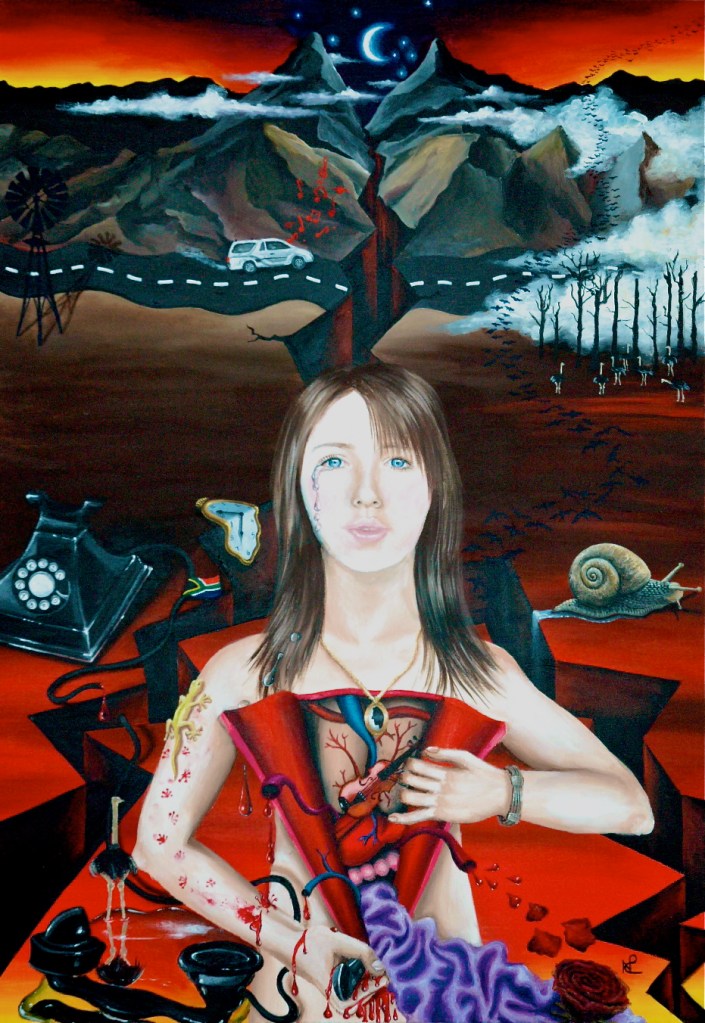 Heartbreak I (2007 © Nicholas de Lacy-Brown, acrylic on canvas)