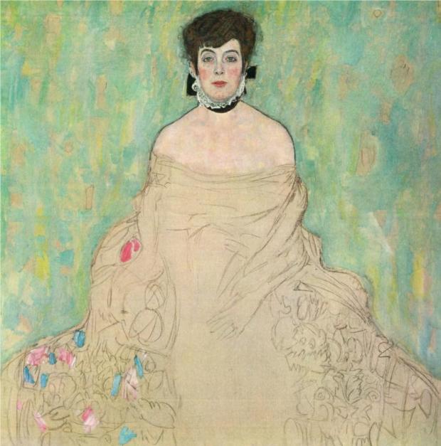 Amalie Zuckerkandl by Klimt - featuring in the National Gallery's new show on Vienna