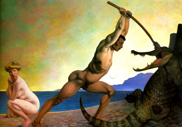 Felix-Vallotton-Persee-killing-the-Dragon