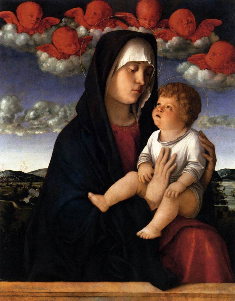 Bellini, Madonna of the Red Cherbubs