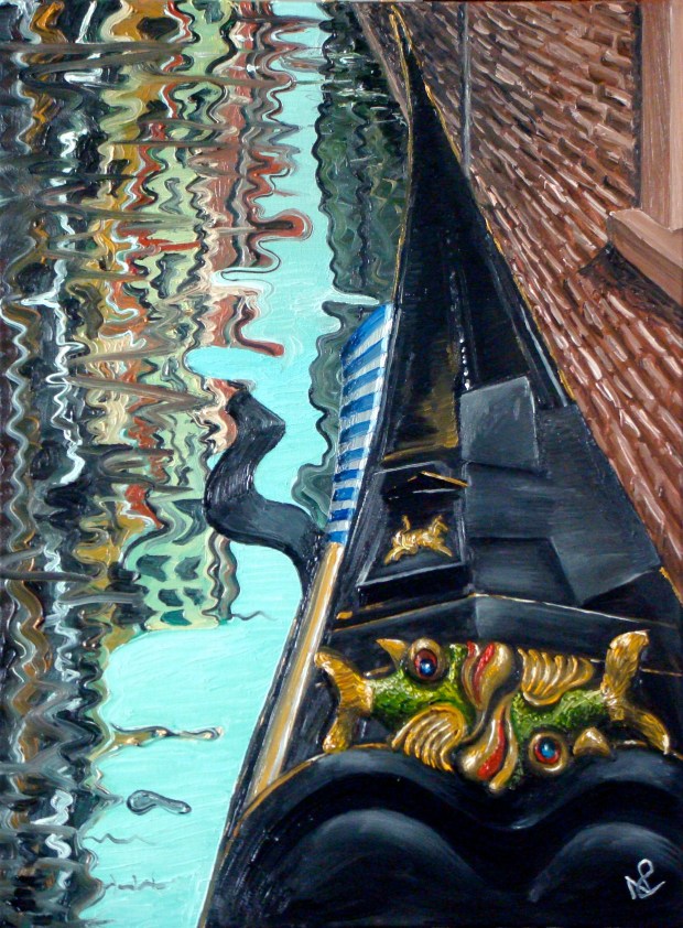 Venice IV (2007 © Nicholas de Lacy-Brown, oil on canvas)