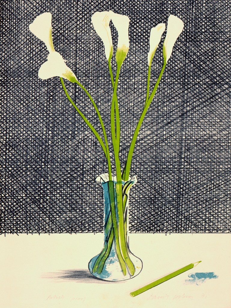 David Hockney, Lillies, 1971 © David Hockney