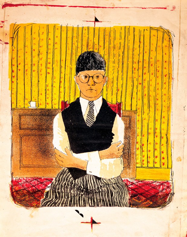 David Hockney, Self Portrait, 1954 © David Hockney