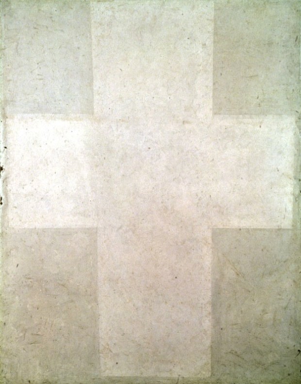 White Suprematist Cross (1920)