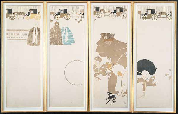 Pierre Bonnard - The Nannies' Promenade (1897)