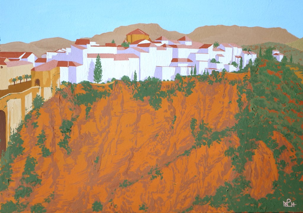 Interpretation No. 9 (2014 © Nicholas de Lacy-Brown, gouache on paper)