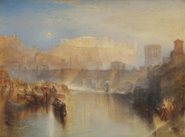 Ancient Rome; Agrippina Landing with the Ashes of Germanicus (1839)