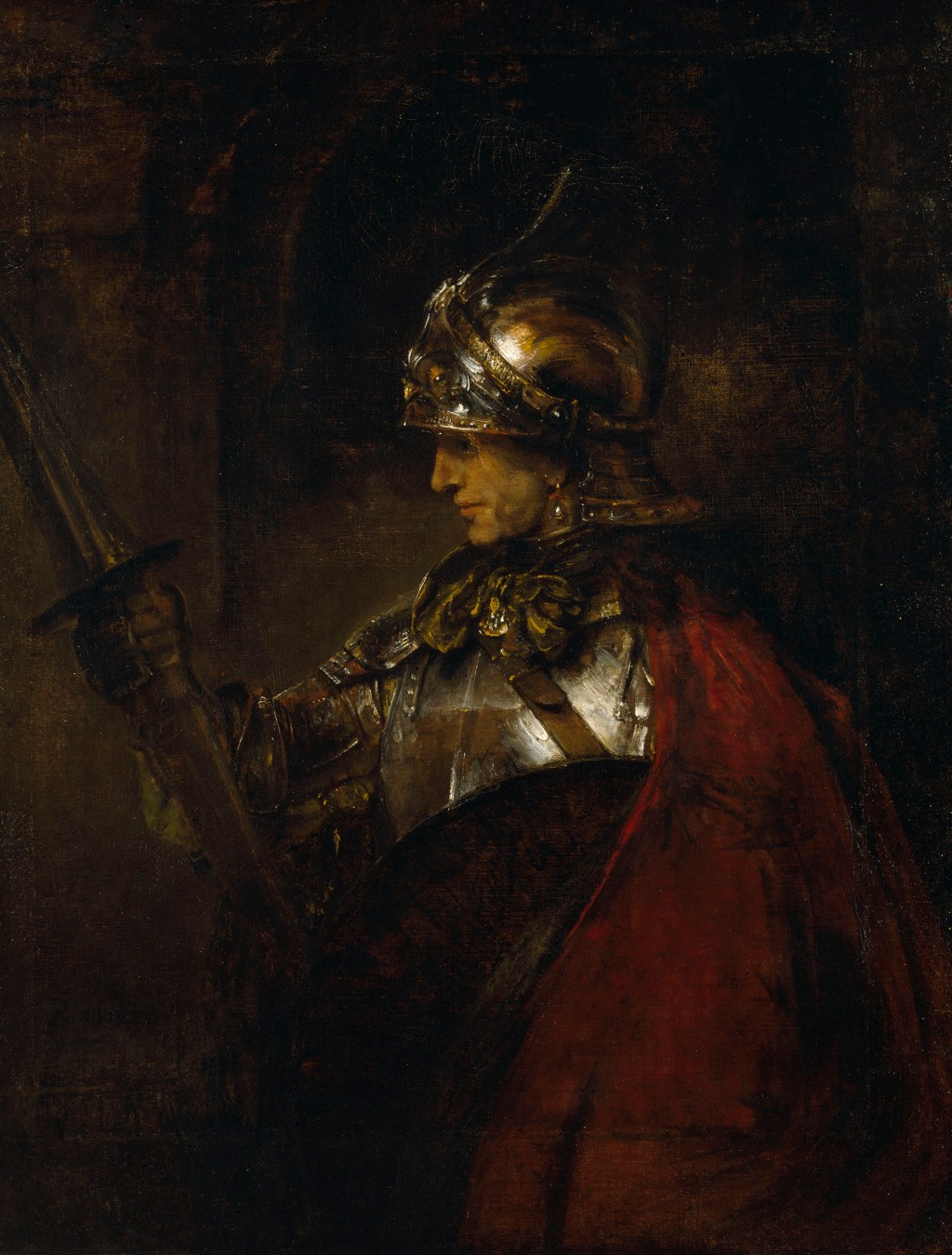 A Man in Armour (Alexander the Great?) 1655